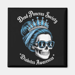 Dead Pancreas Society Shirt Funny Diabetes Awarene Magnet
