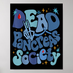 Dead Pancreas Society Type 1 Diabetes Awareness T1 Poster