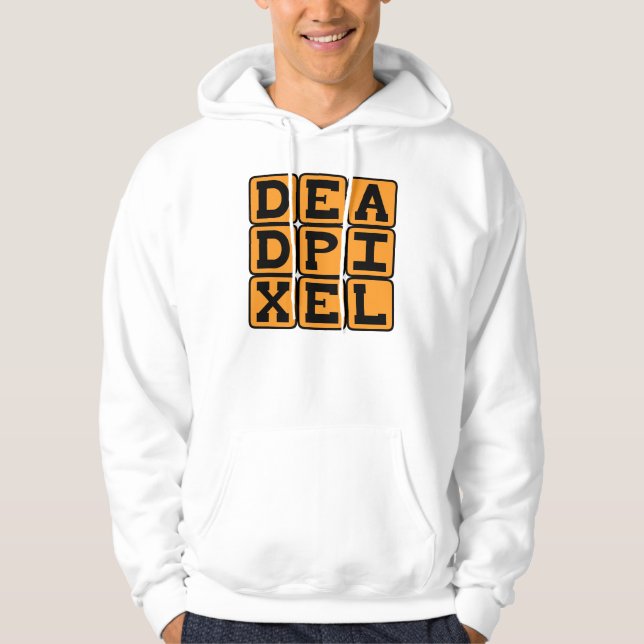 Dead Pixel, Burned Out Image Hoodie (Front)