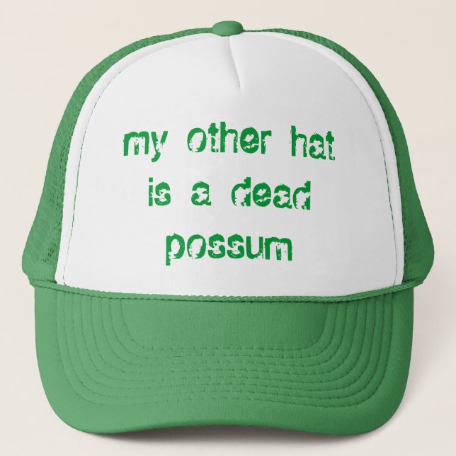 dead possum trucker hat (Front)