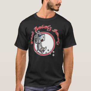 Dead robot circle tee - Dark