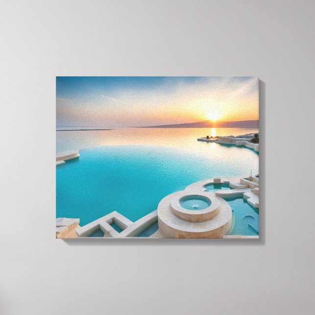 Dead Sea in Israel Canvas Print (Front)