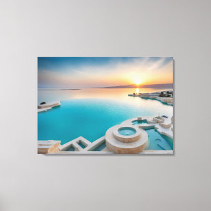 Dead Sea in Israel Canvas Print