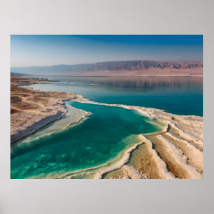 Dead Sea landscape Israel Poster