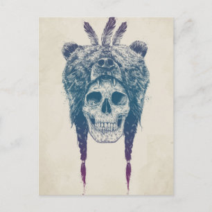 Dead shaman postcard