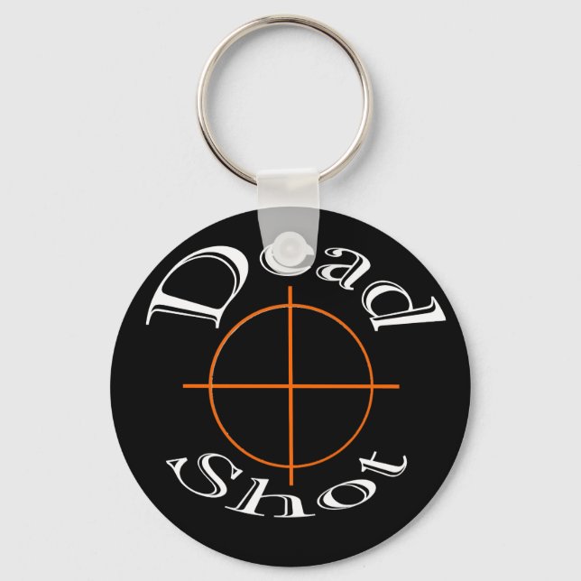 Dead Shot black keychain (Front)