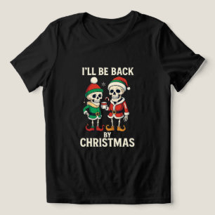 Dead skeletons celebrating christmas funny T-Shirt Tri-Blend Shirt