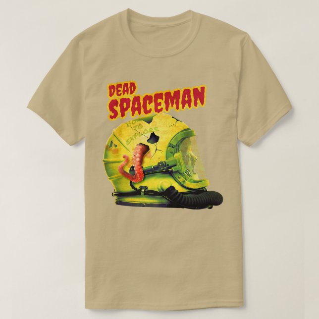 Dead Spaceman in Space Suit Space Astronaut Premiu T-Shirt (Design Front)