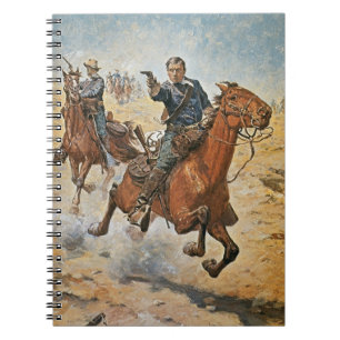 Dead Sure: a U.S. Cavalry trooper in the 1870s (co Spiral Notebook