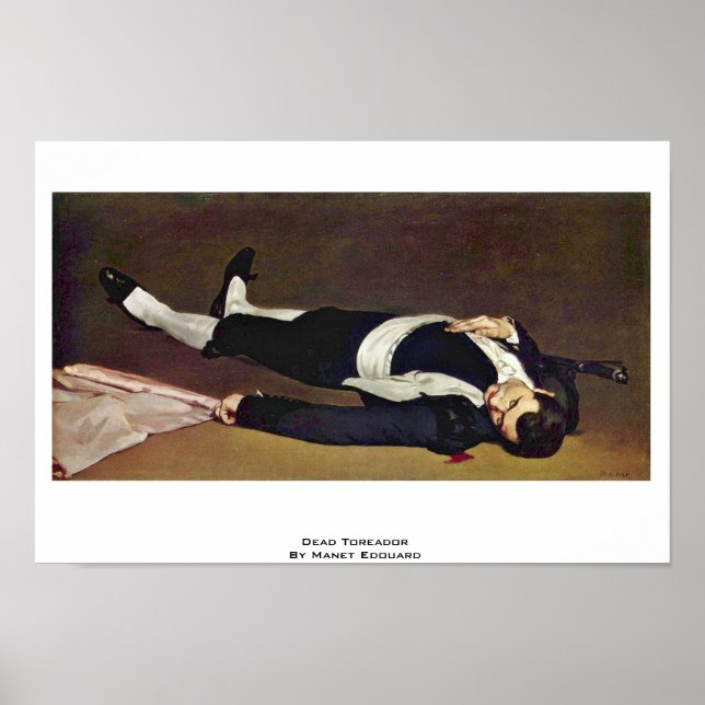 Dead Toreador By Manet Edouard Poster (Front)