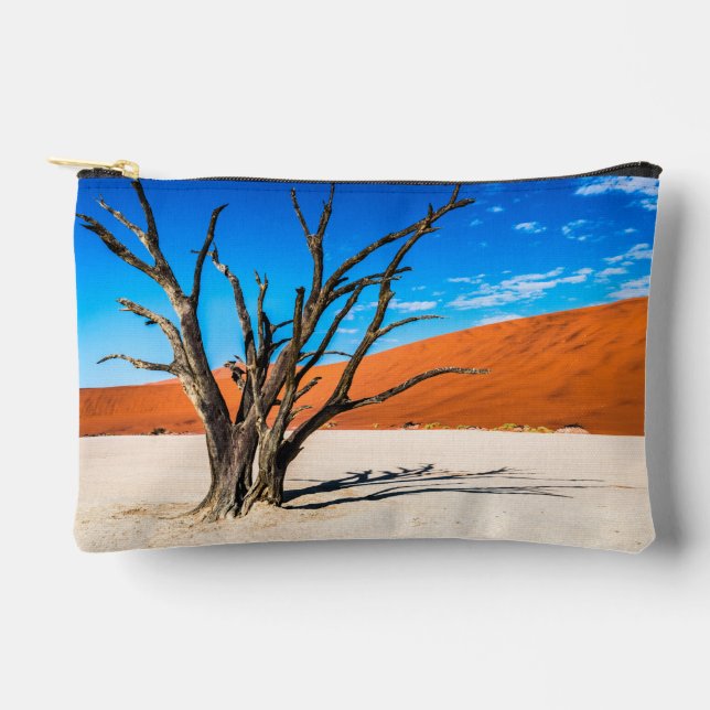 Dead tree in Deadvlei, Namibia Accessory Pouch (Front)