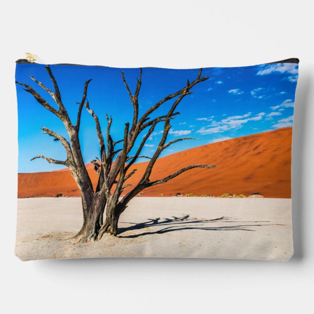 Dead tree in Deadvlei, Namibia Accessory Pouch (Front)