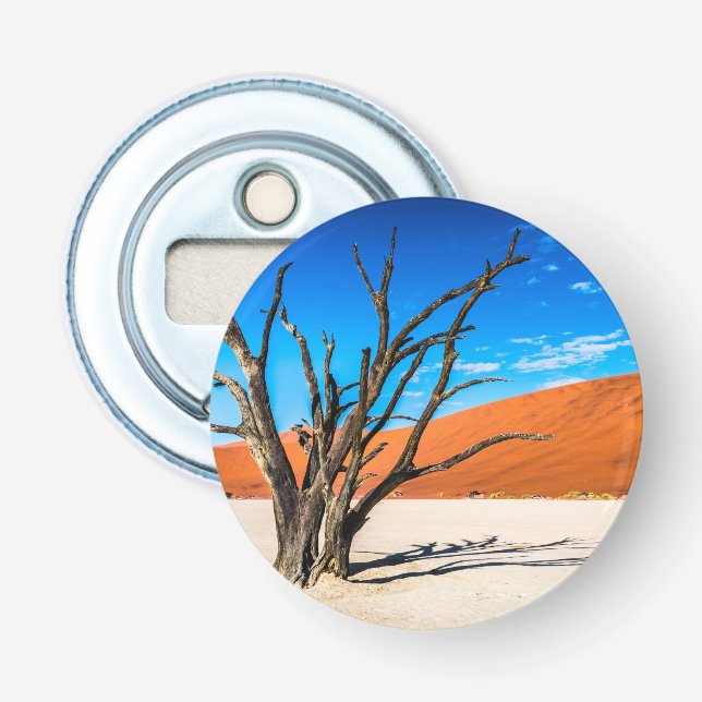 Dead tree in Deadvlei, Namibia Bottle Opener (Front)