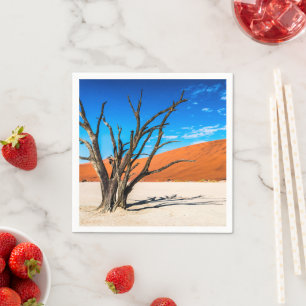 Dead tree in Deadvlei, Namibia Napkin