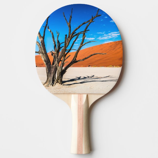 Dead tree in Deadvlei, Namibia Ping Pong Paddle (Front)