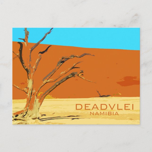 Dead Vlei, Namibia Postcard (Front)