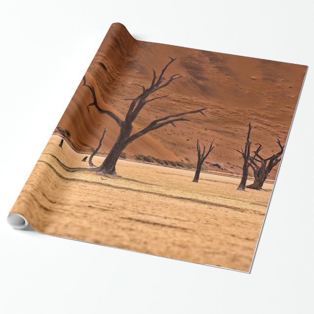Dead Vlei, Namibia Wrapping Paper (Unrolled)
