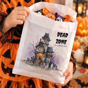 Dead Zone Haunted House Candy Favour Bags