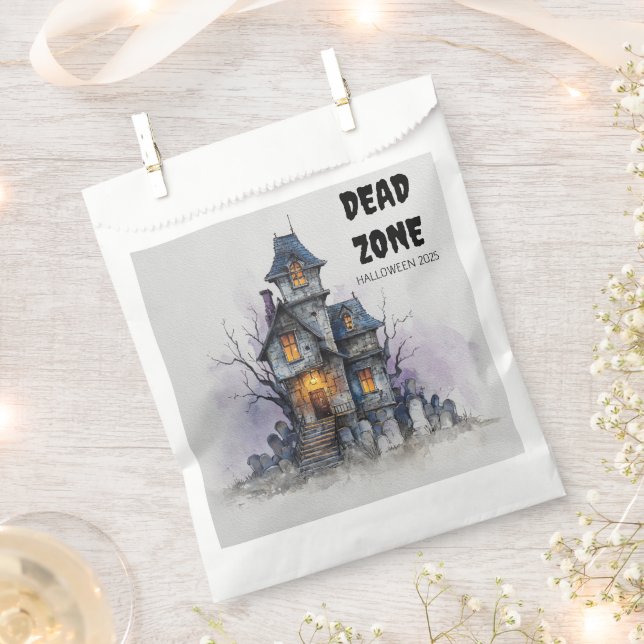 Dead Zone | Haunted House Candy Favour Bags (Clipped)