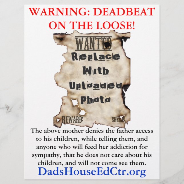Deadbeat Mum Flyer (Front)