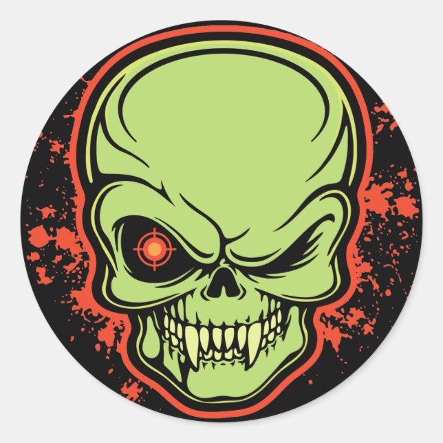 Deadeye Classic Round Sticker (Front)