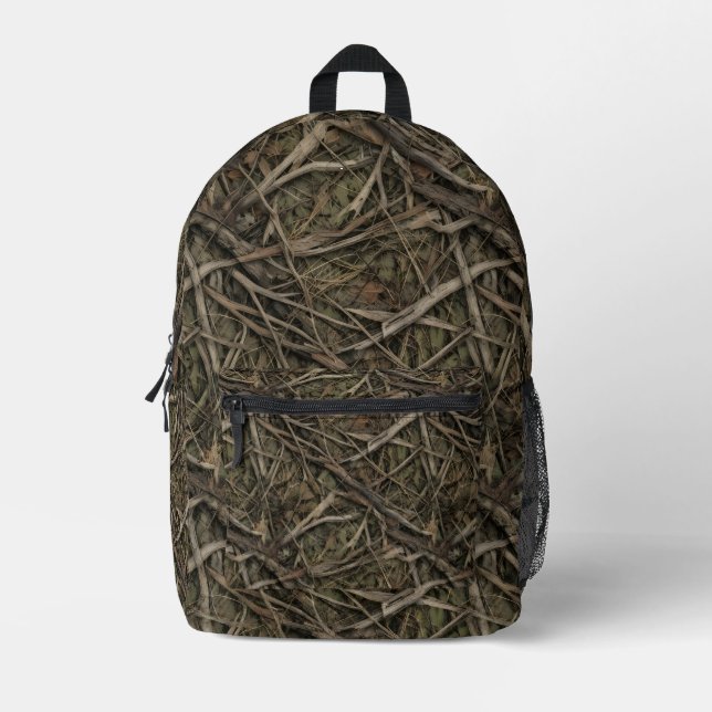 Deadfall Brush Camo | Broken Timber Woodland Printed Backpack (Front)