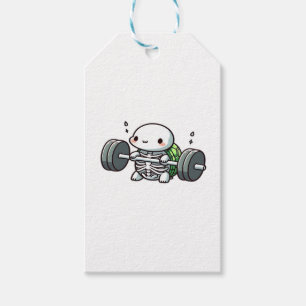 Deadlift Cute Turtle Classic T-Shirt Gift Tags