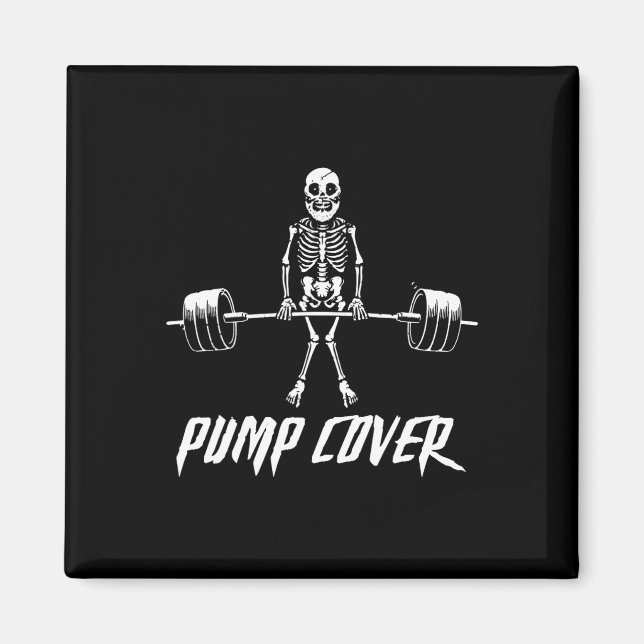 Deadlift Reverse retro Gym  Pump Cover Fun Gymer  Magnet (Front)