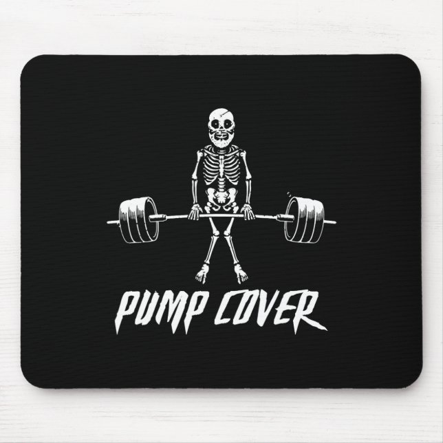 Deadlift Reverse retro Gym  Pump Cover Fun Gymer  Mouse Pad (Front)