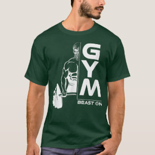 Deadlift Skeleton Beast On Gym Motivation Fitness T-Shirt