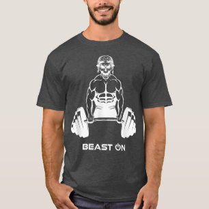 Deadlift Soldier Beast On Gym Motivation Fitness T-Shirt