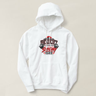 Deadlift Sunday Club Vintage Powerlifting Badge Hoodie