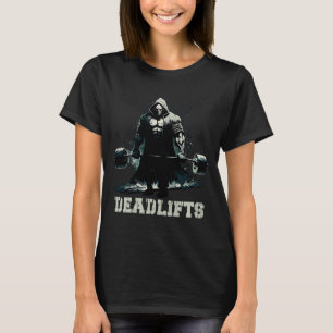 Deadlifts  Gym Leg Day Grim Reaper Deadlifting Wei T-Shirt