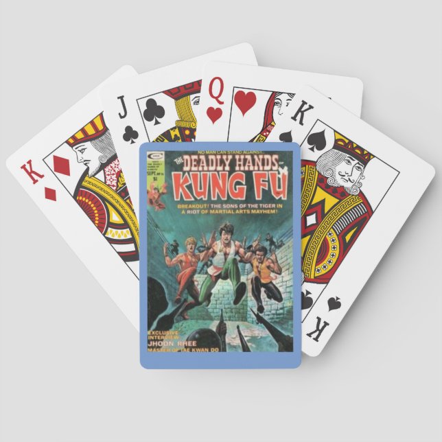 Deadly Hands 17 Playing Cards (Back)