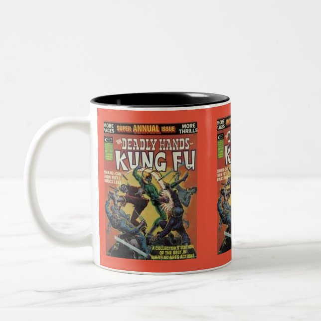 Deadly Hands 29 Two-Tone Coffee Mug (Left)