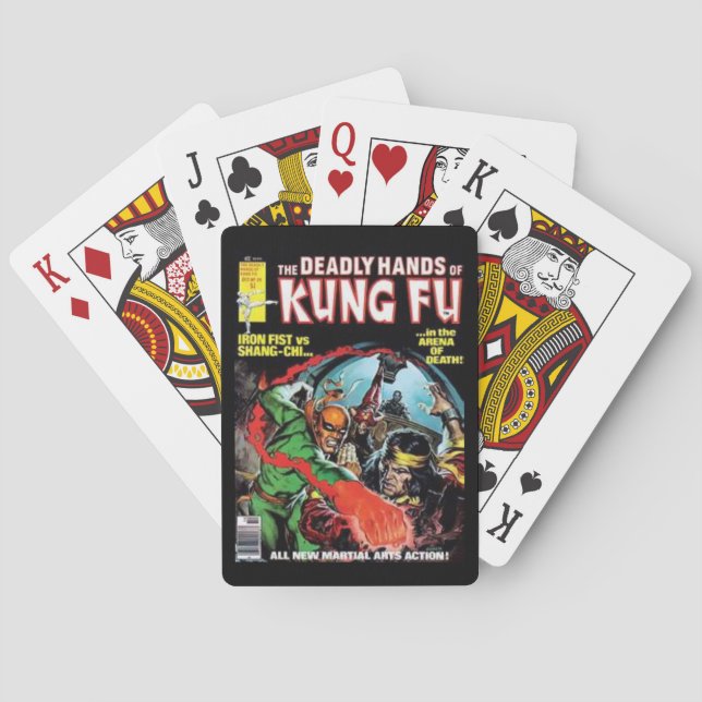 Deadly Hands 9 Playing Cards (Back)