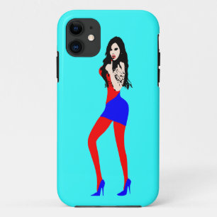 ♔♥°•Deadly Hot Vampire Girl iPhone 5 Case•°♥♔ Case-Mate iPhone Case