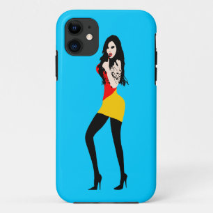♔♥°•Deadly Hot Vampire Girl iPhone 5 Case•°♥♔ Case-Mate iPhone Case