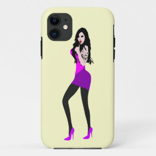 ♔♥°•Deadly Hot Vampire Girl iPhone 5 Case•°♥♔ Case-Mate iPhone Case