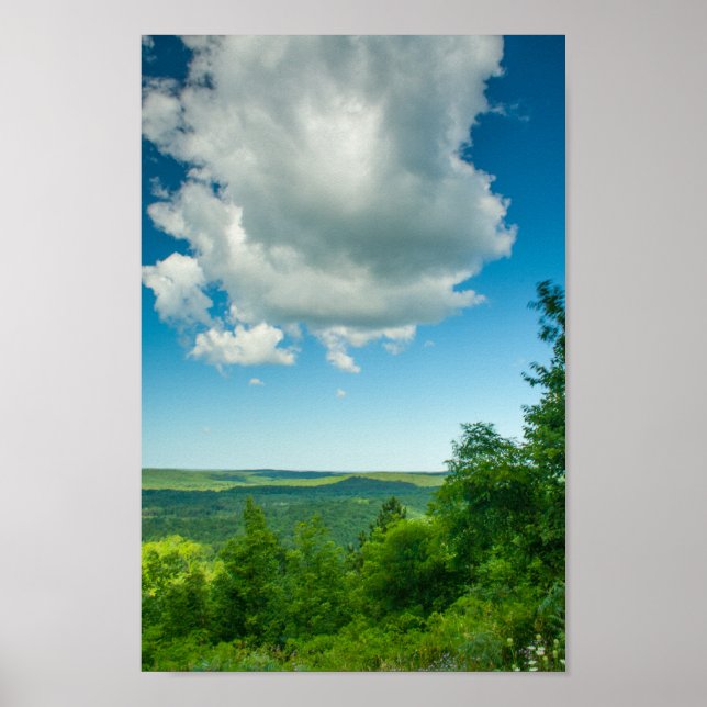 Deadman's Hill Overlook, Michigan Poster (Front)