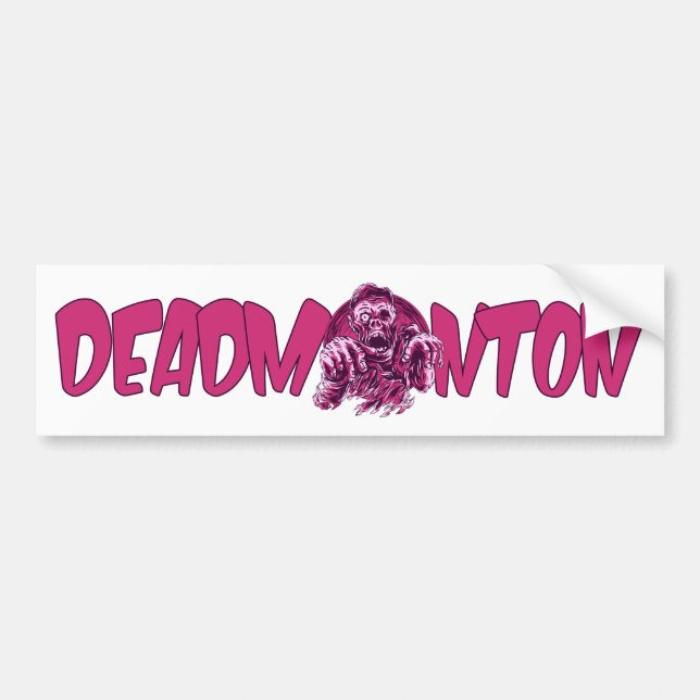 DEADMONTON bumpersticker Bumper Sticker (Front)