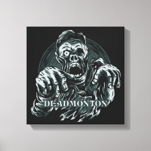 DEADMONTON Zombie Canvas Print