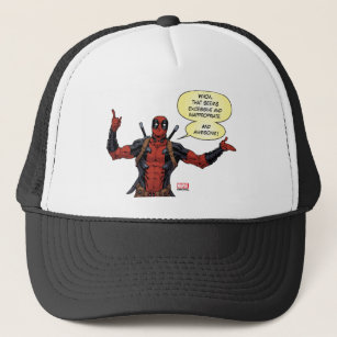 Deadpool Pointing Character Art Trucker Hat