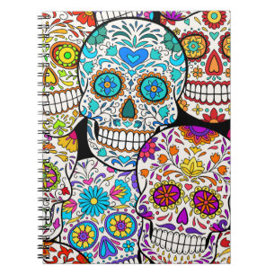 Dead's Day: Vibrant Mexican Patterns. Notebook