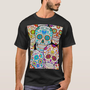 Dead's Day: Vibrant Mexican Patterns. T-Shirt