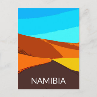 Deadvlei Namibia Travel Vintage Art Postcard