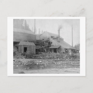Deadwood and Delaware Smelter Photograph Postcard