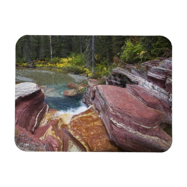 Deadwood Falls on Reynolds Creek in autumn in Magnet (Horizontal)