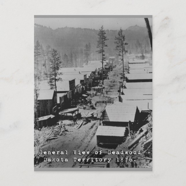 Deadwood Historical Photo Postcard (Front)
