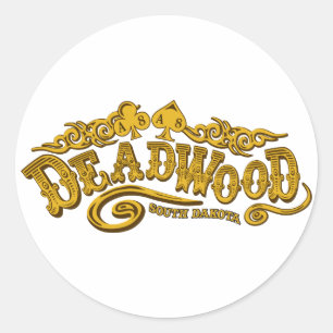 Deadwood Saloon Classic Round Sticker